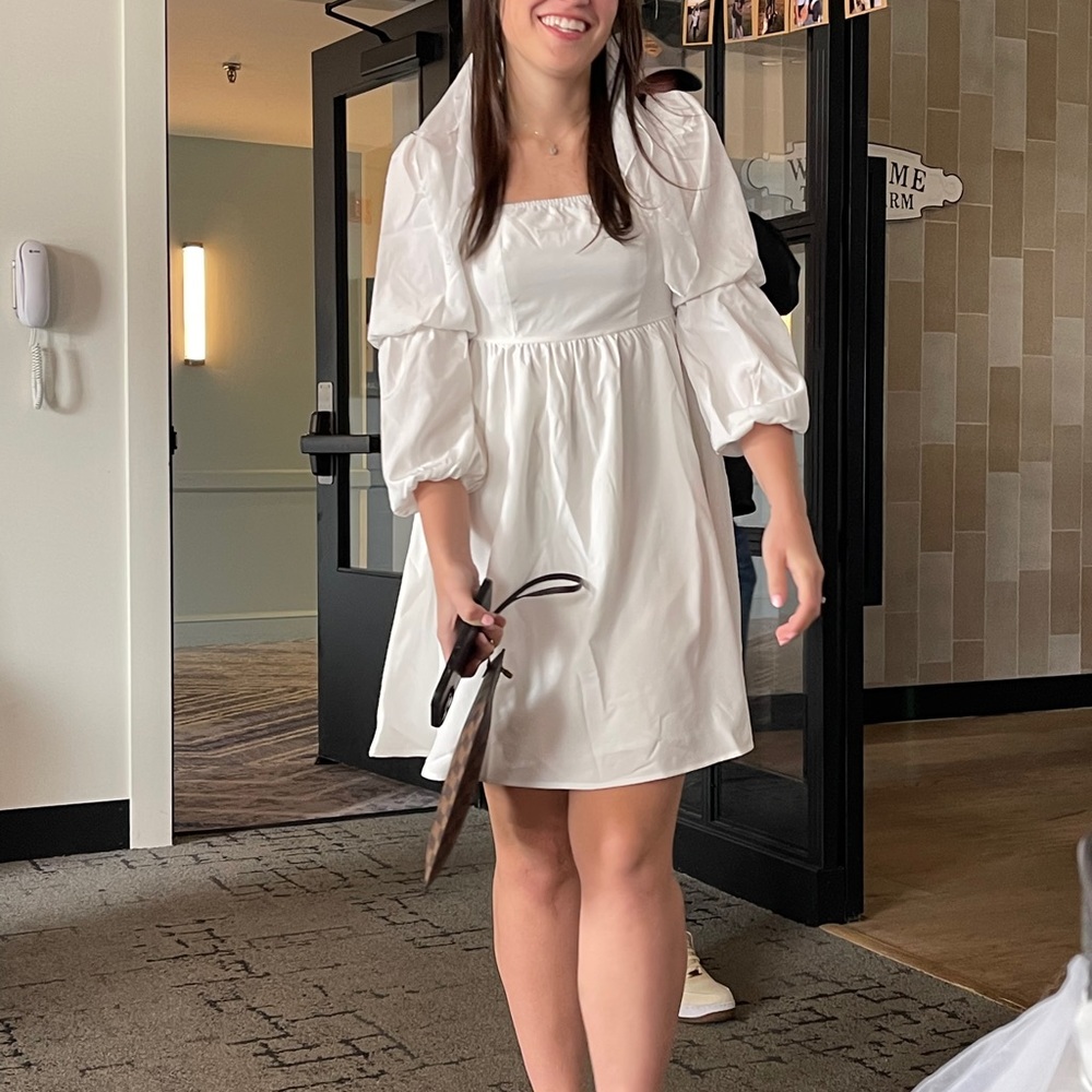 White dress from Amazon